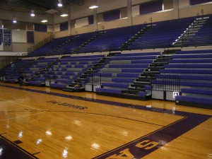 gym bleacher repair 1